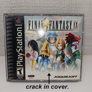 Sony Playstation 1 Final Fantasy IX 9 Black label Game complete Discs TESTED